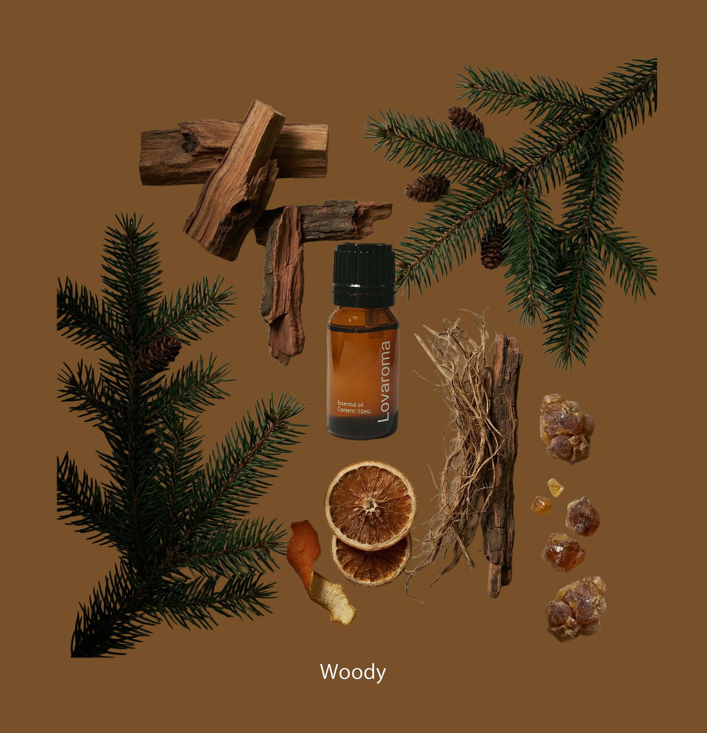 ウッディ ブレンド精油 10ml