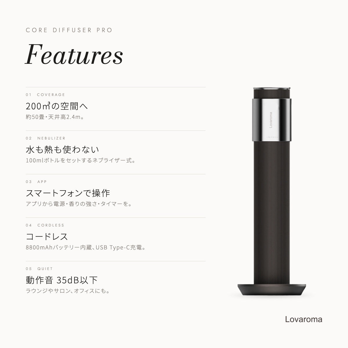 Lovaroma pro_03_features